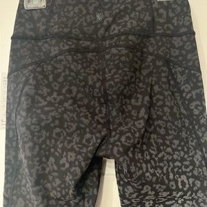 Athleta reflective cheetah leggings